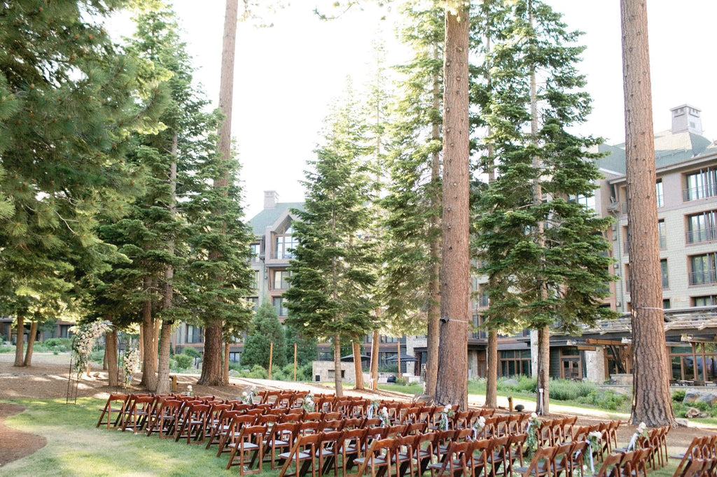 Wedding ceremony at the Ritz-Carlton in Lake Tahoe
