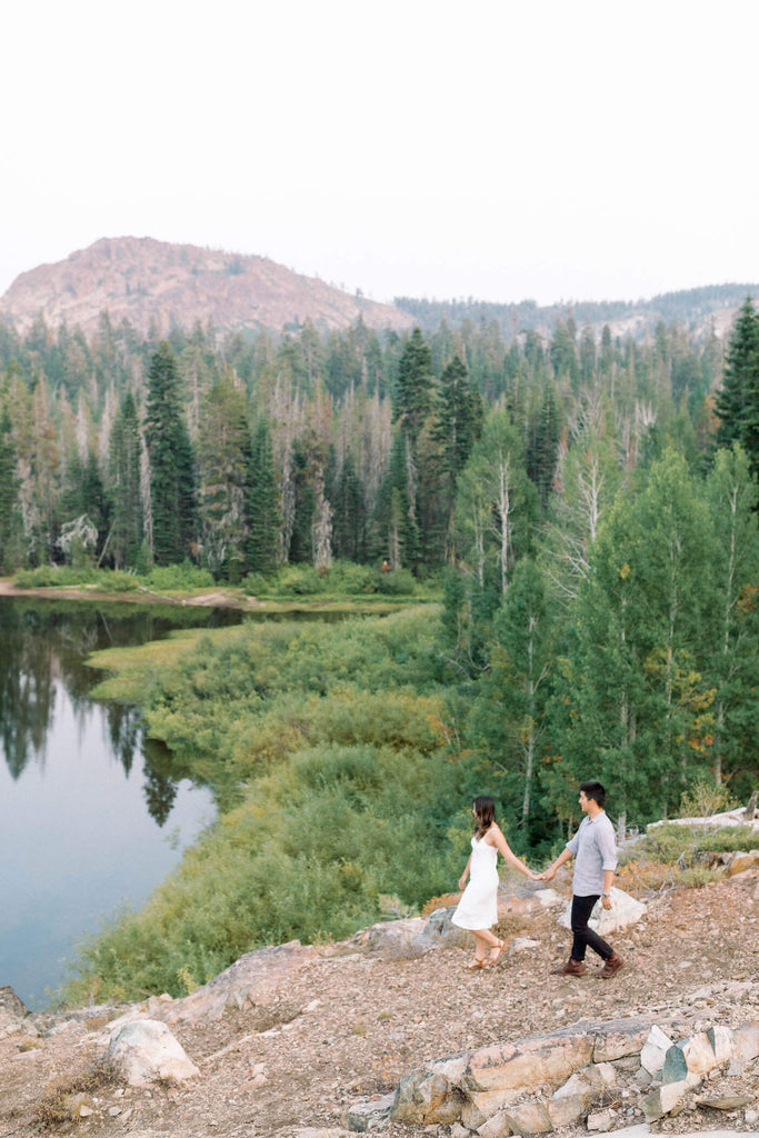 Engagement photography in the Sierras