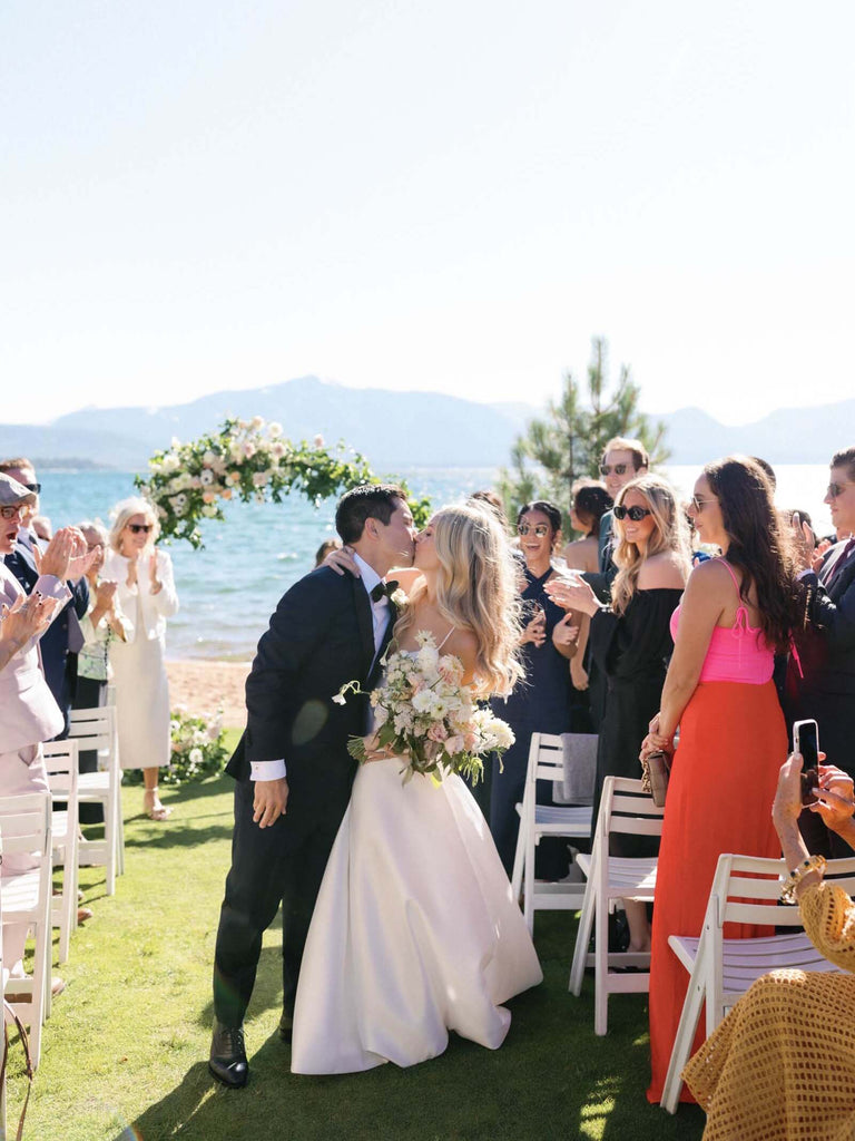 Summer wedding photography at Edgewood Tahoe
