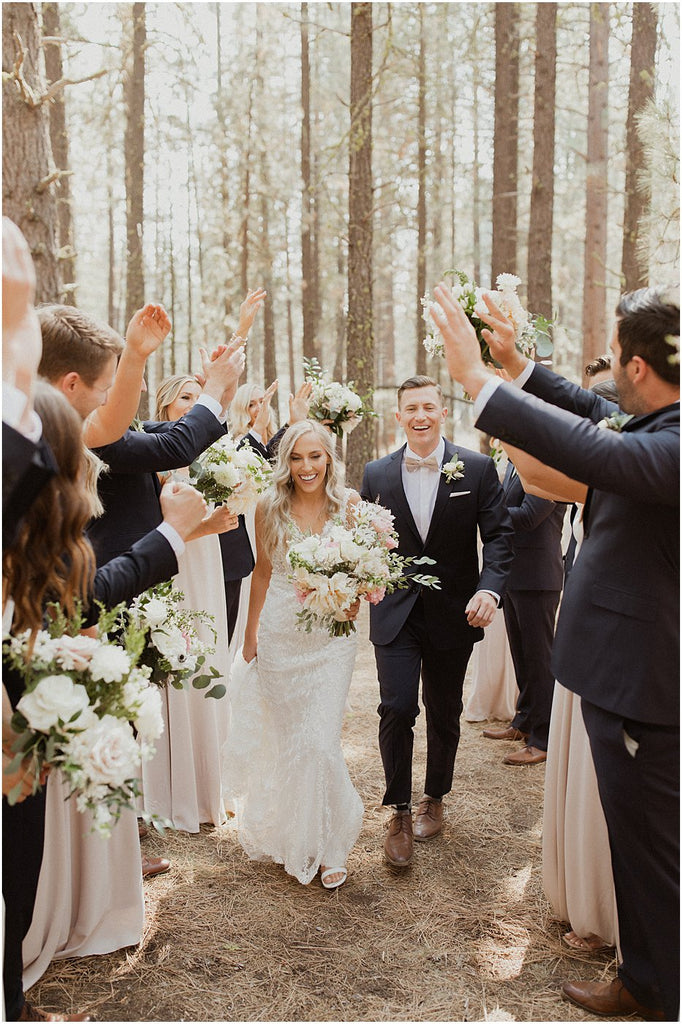 Whimsical Wedding in the Trees at Chalet View Lodge