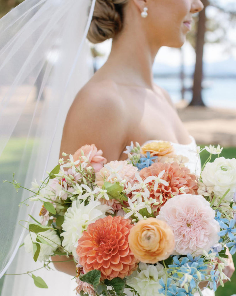 Colorful Edgewood wedding in Lake Tahoe