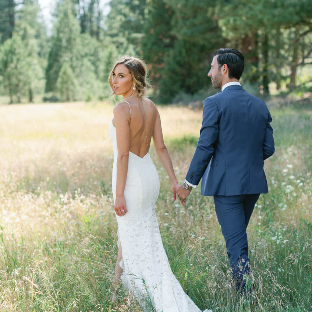 Wedding photography in Lake Tahoe forest